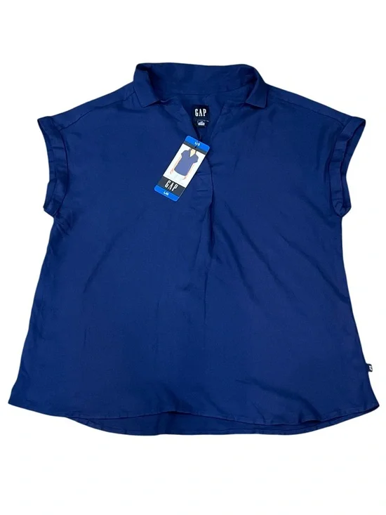 NWT GAP Versatile Top with Dolman Sleeves Blue Size Large - Picture 5 of 9